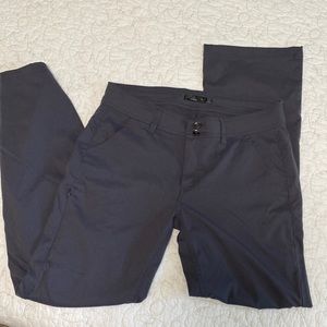 The Prana Halle Straight Pant Coal Grey women’s 12 Regular